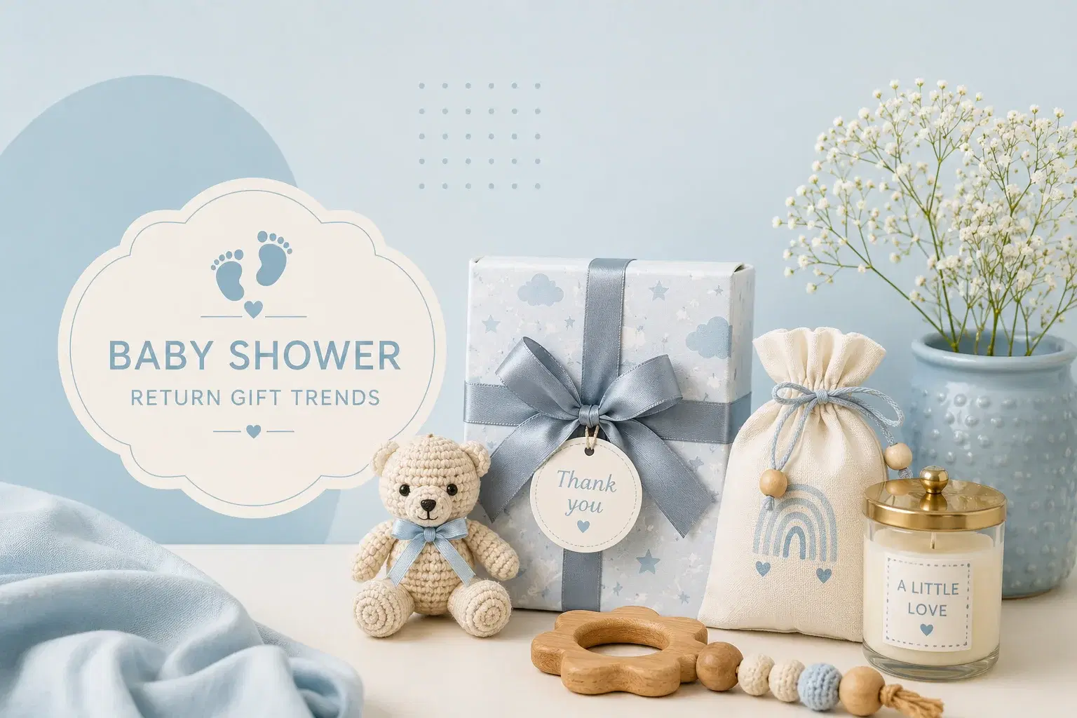 Baby shower return gift trends in India