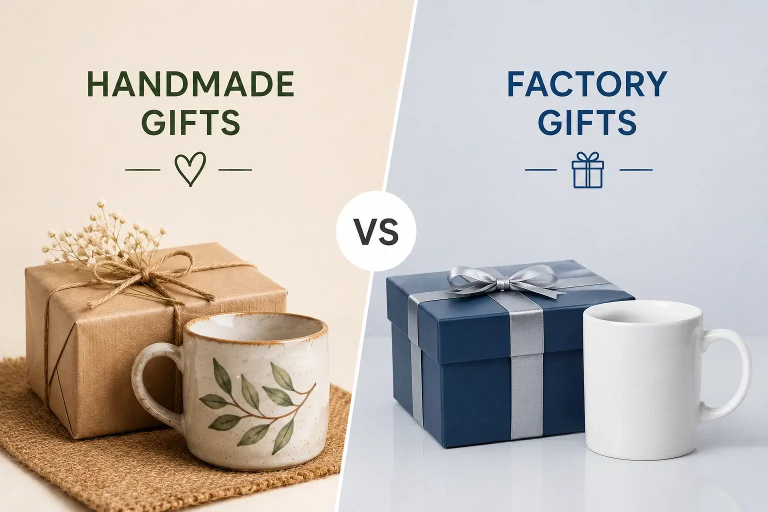 Handmade gifts vs factory gifts