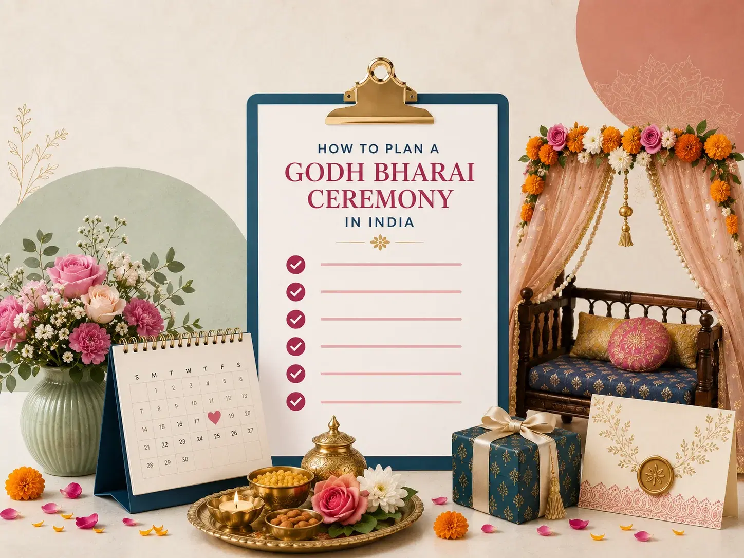 How to plan a Godh Bharai ceremony in India